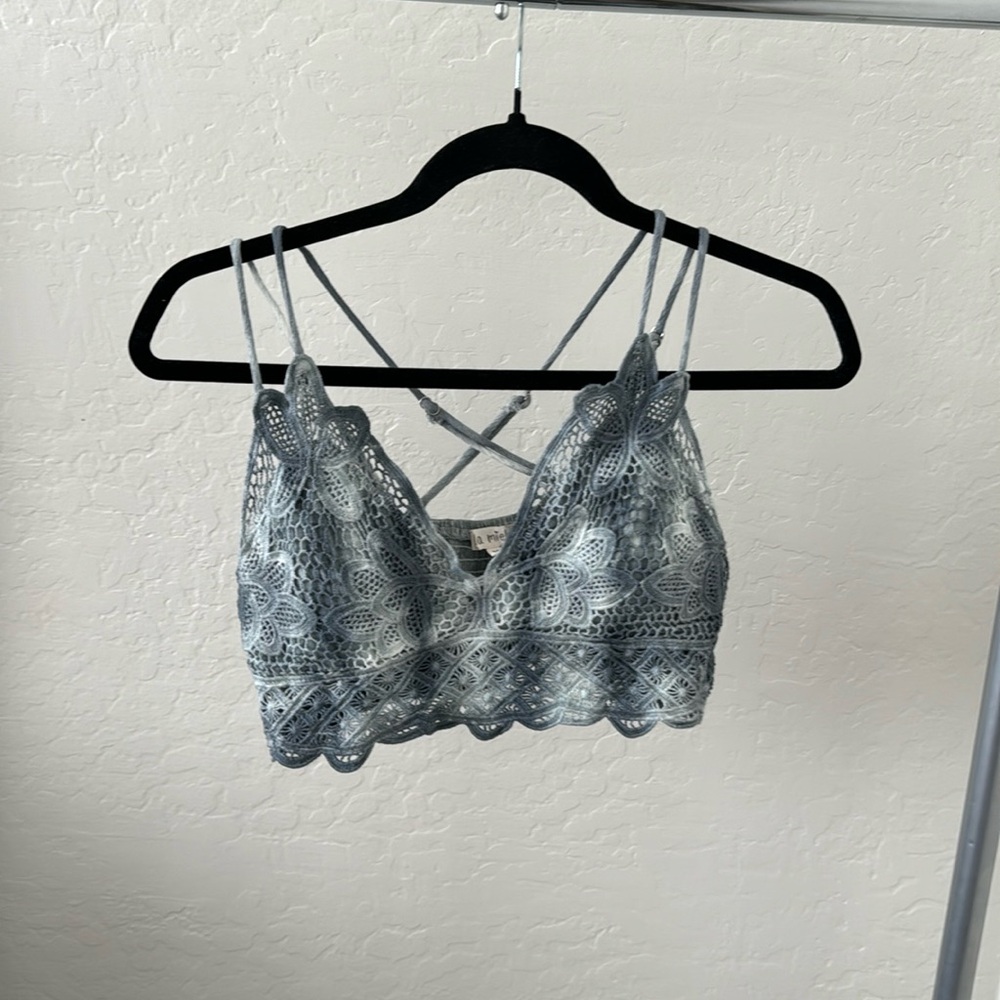 Padded crochet bralette
